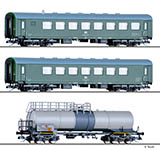 502506 - TT - 3-tlg. Ausbildungszug 2 Havariedienst, DR, Ep. IV - Teil 2<br>Tillig TT-Club